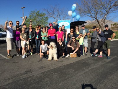 "Team LVSA" at the 4th annual Red Rock Canyon Cancer Climb.