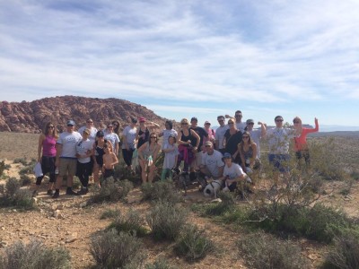 “Team LVSA” at the 5th annual Red Rock Canyon Cancer Climb. 